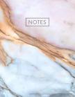 Notes: Pink & Blue Marble Single Subject Notebook (College Ruled) By Squidmore &. Company Stationery Cover Image