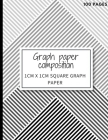 Graph Paper notebook, for geometry exercises 1cm x 1cm square paper,100 pages for student, engineer, topographer(8.5