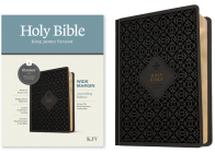 KJV Wide Margin Bible, Filament-Enabled Edition (Red Letter, Hardcover Leatherlike, Ornate Tile Black) By Tyndale (Created by) Cover Image