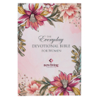 NLT Holy Bible Everyday Devotional Bible for Women New Living Translation, Floral Cover Image