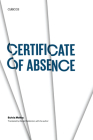 Certificate of Absence (Texas Pan American Series) Cover Image