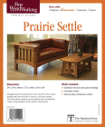 Fine Woodworking's Prairie Settle Plan By Editors of Fine Woodworking Cover Image