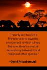 ''The only way to save a Rhinoceros is to save the environment in which it lives. Because there's a mutual dependency between it and millions of other By Enviro Noted Cover Image