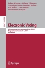 Electronic Voting: 4th International Joint Conference, E-Vote-Id 2019, Bregenz, Austria, October 1-4, 2019, Proceedings Cover Image