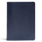 CSB She Reads Truth Bible, Navy LeatherTouch, Indexed Cover Image
