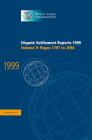 Dispute Settlement Reports 1999 (World Trade Organization Dispute Settlement Reports) Cover Image
