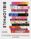 Bibliophile Notes: 20 Different Notecards & Envelopes (Notecards for Book Lovers, Illustrated Notecards, Stationery) Cover Image