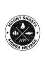 Mount Shasta Sierra Nevada: Notebook For Camping Hiking Fishing and Skiing Fans. 6 x 9 Inch Soft Cover Notepad With 120 Pages Of College Ruled Pap Cover Image