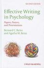 Effective Writing in Psychology: Papers, Posters, and Presentations By Bernard C. Beins, Agatha M. Beins Cover Image