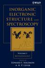 Inorganic Electronic Structure and Spectroscopy: Methodology By Edward I. Solomon (Editor), A. B. P. Lever (Editor) Cover Image