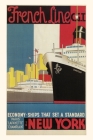 Vintage Journal Oceanliner, French Line By Found Image Press (Producer) Cover Image