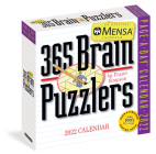 Mensa 365 Brain Puzzlers Page-A-Day Calendar 2022: A brain busting year of tough pangrams, word ladders, logic challenges, number sequences, and more. By Fraser Simpson, Workman Calendars Cover Image