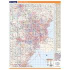 Detroit Regional (Rand McNally Wall Maps) By Rand McNally (Manufactured by) Cover Image