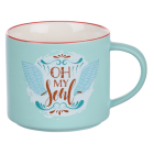 Bless Your Soul Novelty Mug, Oh My Soul, Microwave/Dishwasher Safe 18oz, Blue Ceramic By Christian Art Gifts (Created by) Cover Image