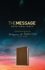 The Message Devotional Bible, Brown Cross: Featuring Notes & Reflections from Eugene H. Peterson Cover Image