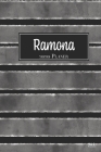 Ramona 2020 Planer: A5 Minimalistischer Kalender Terminplaner Jahreskalender Terminkalender Taschenkalender mit Wochenübersicht Cover Image