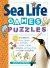 Sea Life Games & Puzzles (Storey's Games & Puzzles) By Cindy A. Littlefield Cover Image