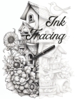 Ink Tracing: Trace and Color Book Featuring Beautiful Whimsical Birdhouses. By Charlie Renee Cover Image