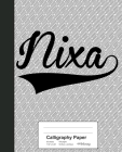 Calligraphy Paper: NIXA Notebook By Weezag Cover Image