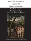 Abraham Fraunce, 'The Shepherds' Logic' and Other Dialectical Writings By Zenón Luis-Martínez (Editor) Cover Image
