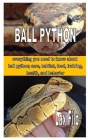 Ball Python: everything you need to know about ball python; care, habitat, food, training, health, and behavior Cover Image