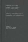 Operations Management (Critical Perspectives on Business and Management) By Michael a. Lewis (Introduction by), Michael a. Lewis (Editor), Nigel Slack (Introduction by) Cover Image
