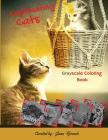Captivating Cats Grayscale Coloring Book: Grayscale Coloring book/Adult Grayscale Coloring Cover Image