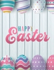 Happy Easter Day! With Drawing Eggs Cover Image