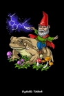 Psychedelic Notebook: Fantasy Gnome Riding Bufo Alvarius Toad Psychedelic Trip Notebook By Fungi Love Cover Image