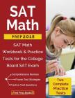 SAT Math Prep 2018 & 2019: SAT Math Workbook & Practice Tests for the College Board SAT Exam By Test Prep Books Cover Image