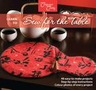 Learn to Sew for the Table (Workshop) By Drg Cover Image