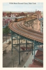 Vintage Journal Elevated Train, 110th Street, New York City By Found Image Press (Producer) Cover Image