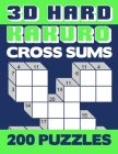 3D Hard Kakuro: Numerical Cross Sums Logic Puzzle Activity Book Games Large Print Size Difficult Level Green Soft Cover By Brainy Puzzler Group Cover Image