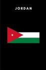 Jordan: Country Flag A5 Notebook to write in with 120 pages By Travel Journal Publishers Cover Image