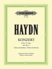Violin Concerto in G Hob. Viia:4 (Edition for Violin and Piano) (Edition Peters) By Joseph Haydn (Composer), Ferdinand Küchler (Composer) Cover Image