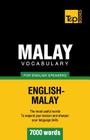 Malay vocabulary for English speakers - 7000 words Cover Image