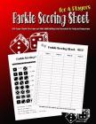 Farkle Scoring Sheet for 4 Players: 200 Pages Classic Dice Game and Math Skill Building Point Scoresheet for Party and Funny Game Cover Image