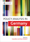Policy Analysis in Germany (International Library of Policy Analysis  ) Cover Image