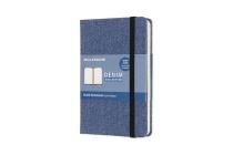 Moleskine Denim Collection Notebook, Pocket, Ruled, Antwerp Blue Hard Cover (3.5 x 5.5) By Moleskine Cover Image