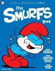 The Smurfs 3-in-1 #1: The Purple Smurfs, The Smurfs and the Magic Flute, and The Smurf King By Peyo Cover Image