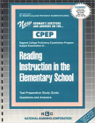READING INSTRUCTION IN THE ELEMENTARY SCHOOL: Passbooks Study Guide (College Proficiency Examination Series) Cover Image