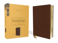 Kjv, Thompson Chain-Reference Bible, Genuine Leather, Calfskin, Brown, Red Letter, Comfort Print Cover Image
