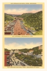 Vintage Journal Two Views of Hot Springs By Found Image Press (Producer) Cover Image