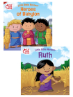 Heroes of Babylon/Ruth Flip-Over Book (Little Bible Heroes™) By Victoria Kovacs, David Ryley (Illustrator) Cover Image