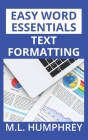 Text Formatting By M. L. Humphrey Cover Image