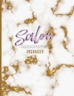 Salon appointment organizer: Times Daily and Hourly Schedule for Salons, Spas, Hair Stylist, Beauty Cover Image