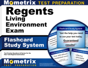Regents Living Environment Exam Flashcard Study System: Regents Test Practice Questions & Review for the New York Regents Examinations Cover Image