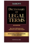 Dictionary of Legal Terms: Definitions and Explanations for Non-Lawyers By Barron's Educational Series, Steven H. Gifis Cover Image