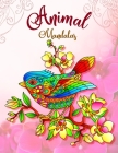 Animal Mandalas: An Adult Coloring Book with Beautiful and Relaxing Coloring Pages - Relaxing designs with animals - Stress Relieving D By Mandalas Studio Cover Image