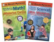 Bilingual Science and Math Mysteries Book Set / Conjunto de Libros Bilingues: Misterios de Ciencias y Matematicas (One Minute Mysteries) By Eric Yoder, Natalie Yoder Cover Image